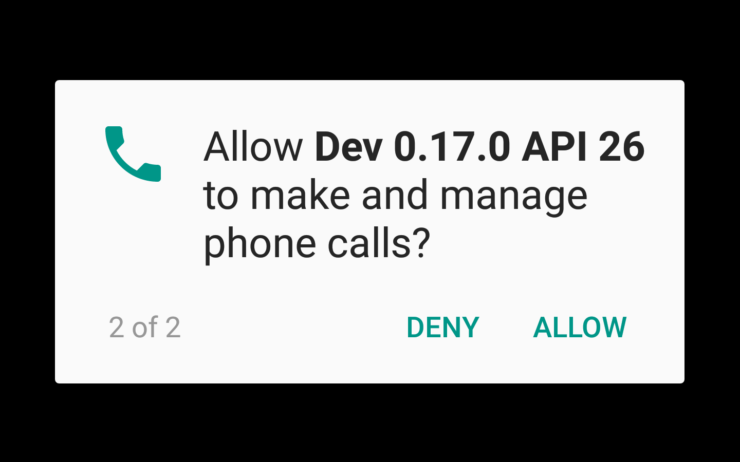 android phone state permission