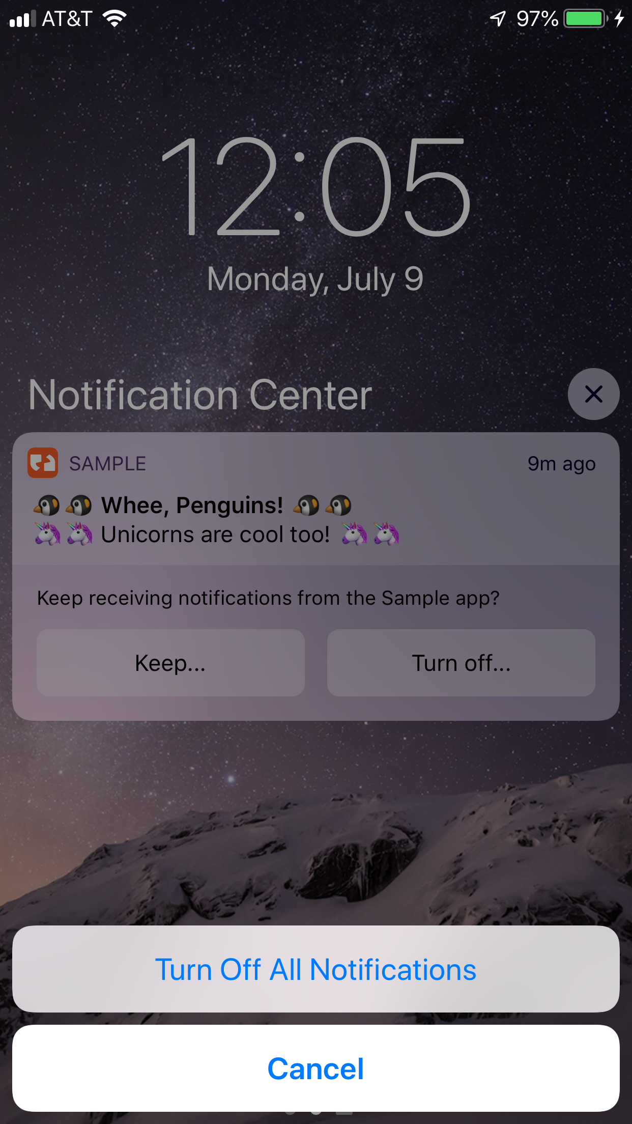 ios 12 turn off